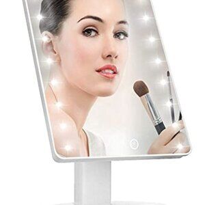 Lighted Vanity Makeup 16 Led Lights 180 Degree Rotation Lighted Touch Screen Adj